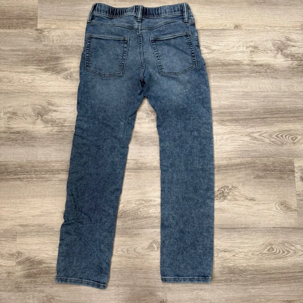 Gap Kids Slim Stretch‎ Jeans XL Elastic Waist Blue Denim Adjustable Waist